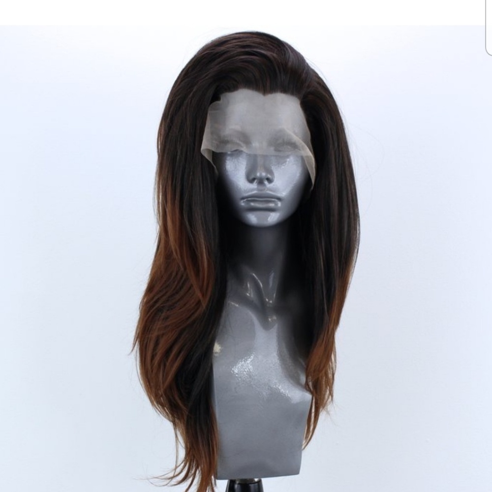 Websterwigs lily golden auburn ombre lacefront wig